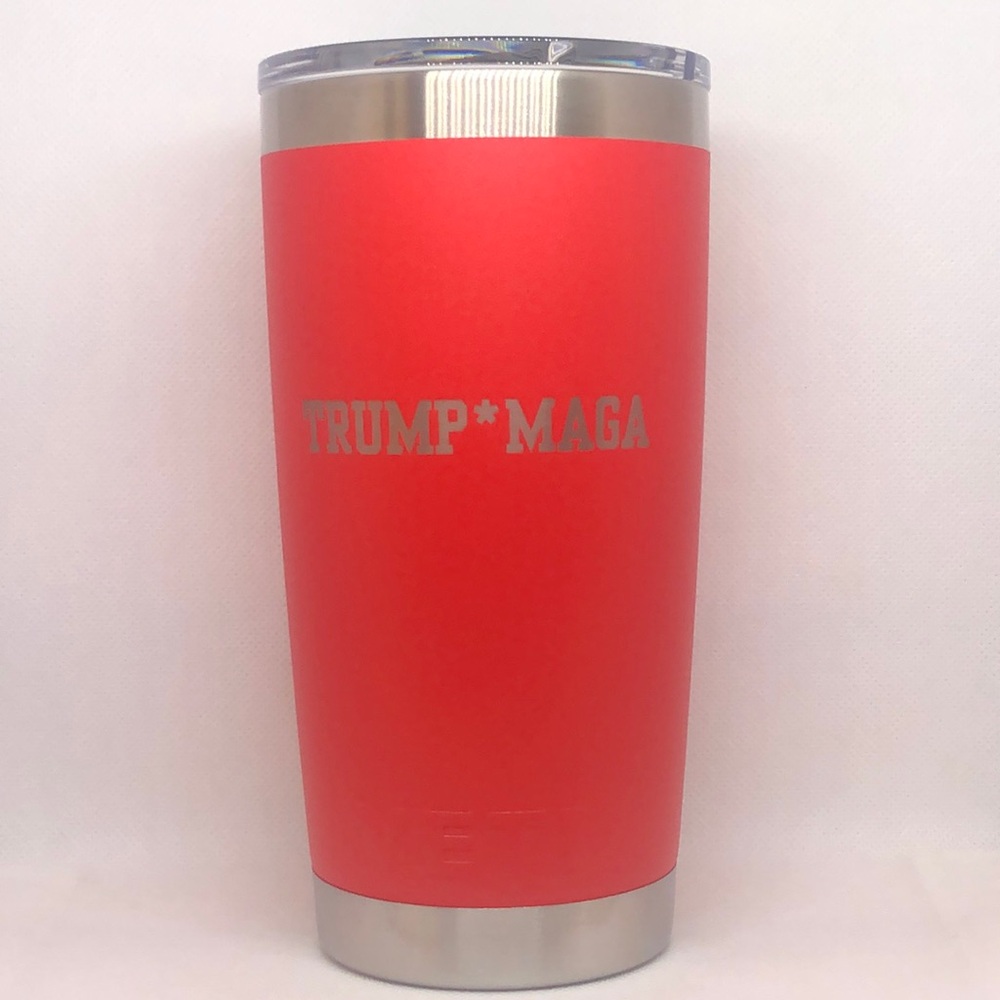 🇺🇸 Trump * Maga ❤️🤍💙 20oz Red Yeti 🇺🇸 1 of a kind NWT